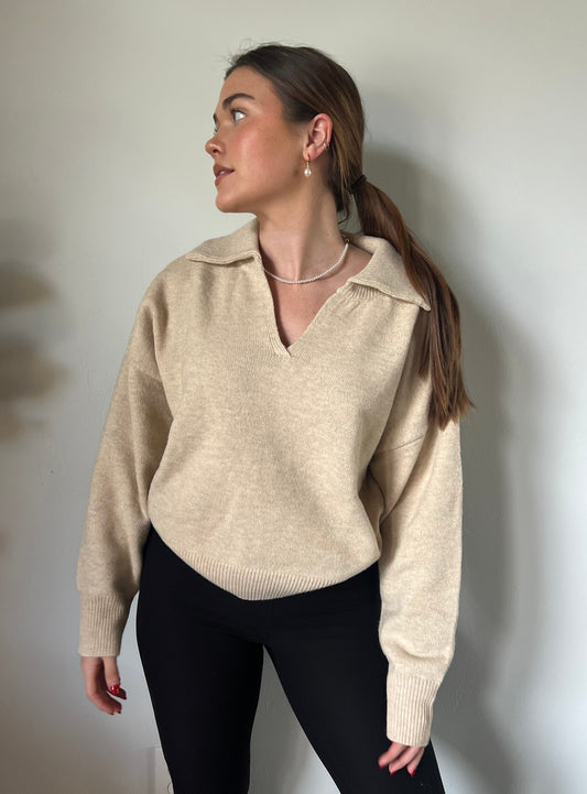 Collared Pullover Sweater