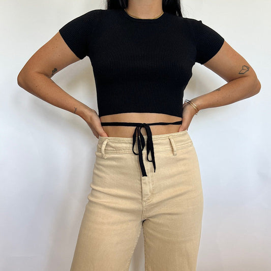 Black Multi-Wrap Top