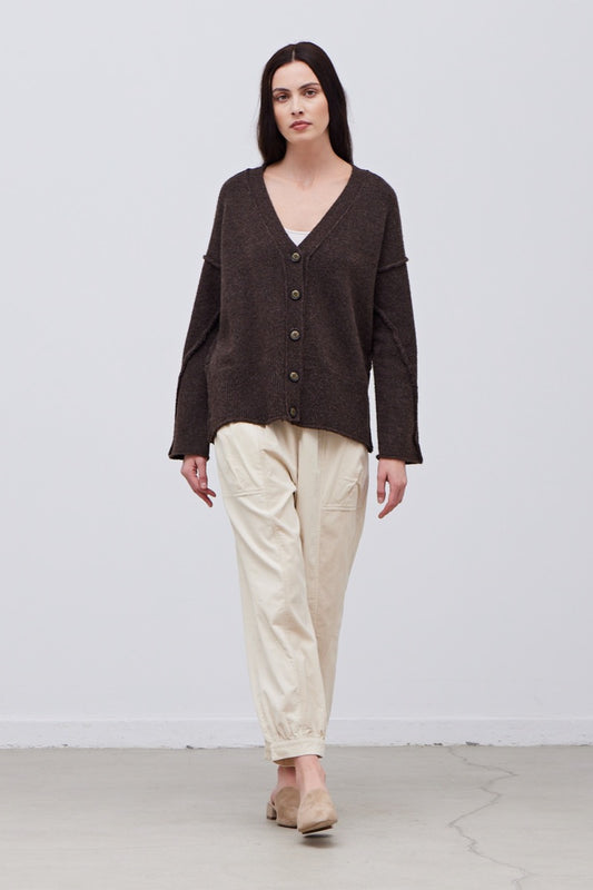 Seamed Cardigan