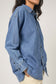 Denim Button Up Top